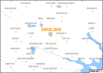 map of Sokolovo