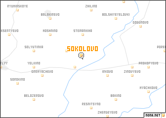 map of Sokolovo