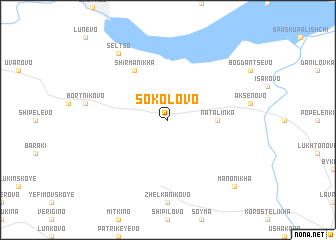 map of Sokolovo