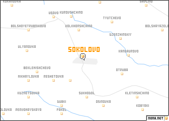 map of Sokolovo