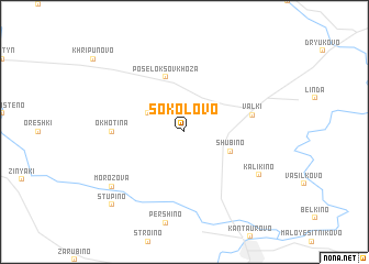 map of Sokolovo