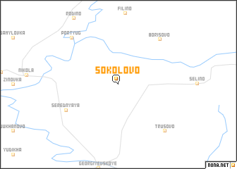 map of Sokolovo