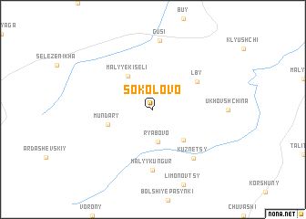 map of Sokolovo