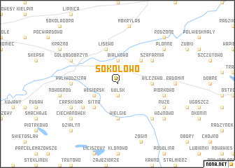 map of Sokołowo