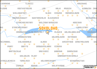 map of Sokołowo