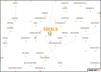 map of Sokolo