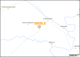 map of Sokolo