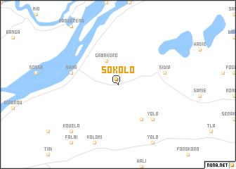 map of Sokolo
