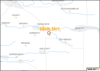 map of (( Sokol\