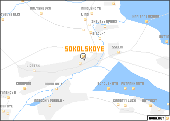 map of Sokol\