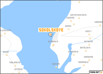 map of Sokol\