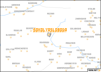 map of Sokol\