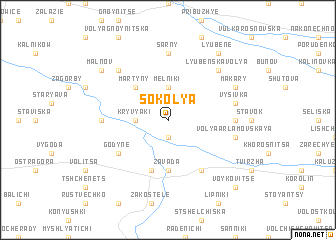 map of Sokolya