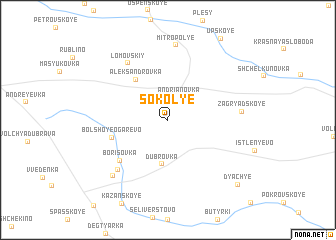map of Sokol\