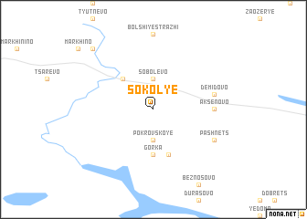 map of Sokol\