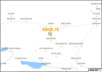map of Sokol\