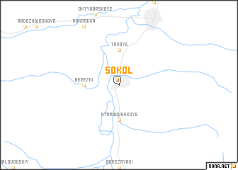 map of Sokol