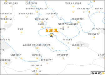 map of Sokol