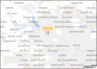 map of Sokol