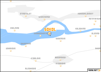 map of Sokol