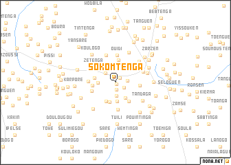 map of Sokomtenga