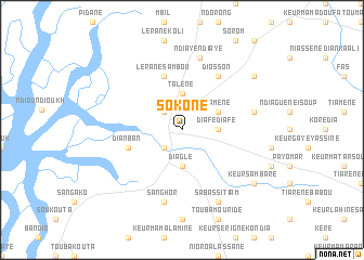 map of Sokone