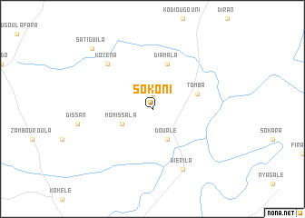 map of Sokoni