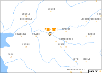 map of Sokoni