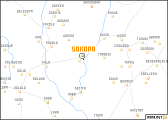 map of Sokopa