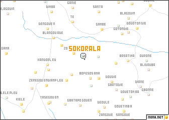 map of Sokorala