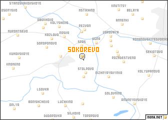 map of Sokorevo