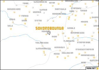 map of Sokorobounda