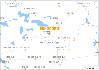 map of Sokorovo