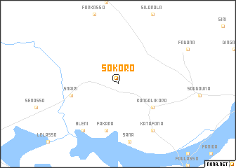 map of Sokoro