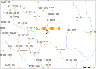 map of Sokouamikro