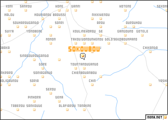 map of Sokoubou