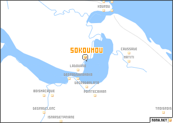 map of Sokoumou