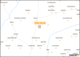 map of Sokoum