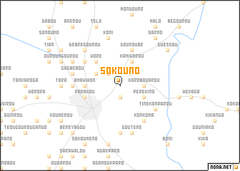 map of Sokouno