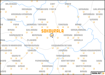 map of Sokourala
