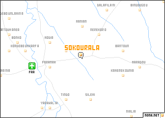map of Sokourala
