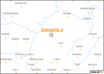 map of Sokourala