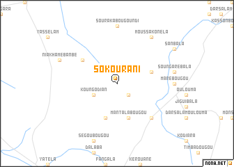 map of Sokourani