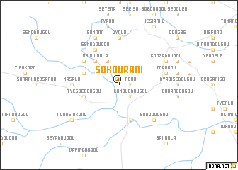 map of Sokourani