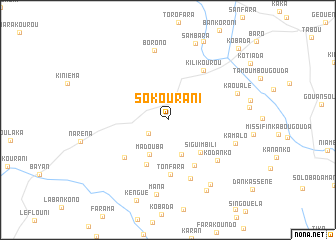 map of Sokourani