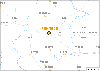 map of Sokoura