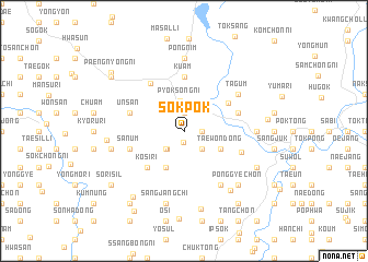 map of Sŏkpok