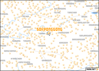 map of Sŏkpong-dong