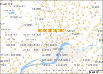 map of Sŏkpong-dong