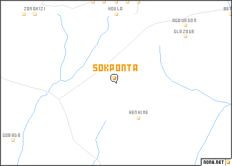 map of Sokponta